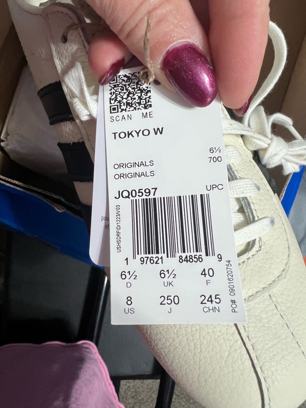 Adidas Tokyo Men's Sneakers - Cream and Black - Picture 6 of 6